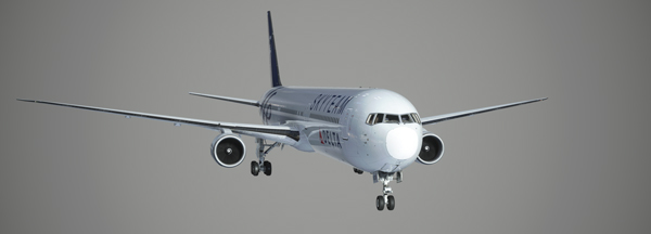 Boeing 767-400ER Delta Skyteam N844MH