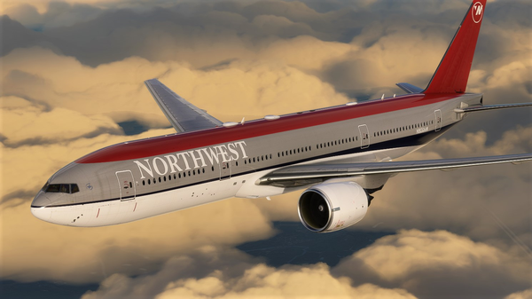Boeing 777-200ER Northwest (Bowling Shoe) N806NW