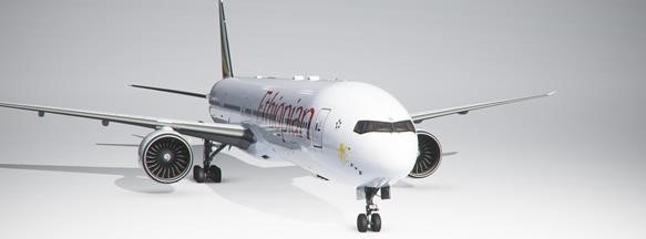 Boeing 777-300ER Ethiopian Airlines ET-ASL