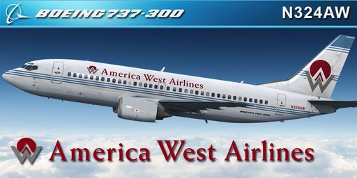CS 737-300 AMERICA WEST N324AW
