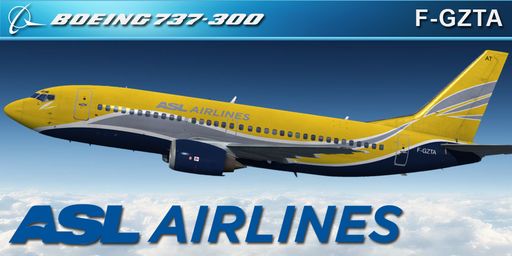 CS 737-300 ASL AIRLINES F-GZTA