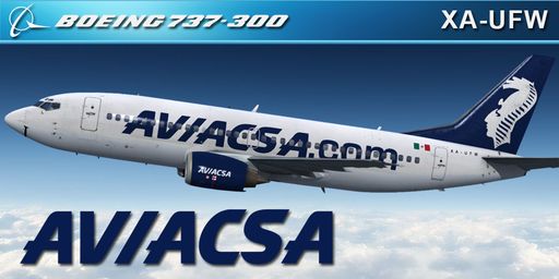 CS 737-300 AVIACSA XA-UFW