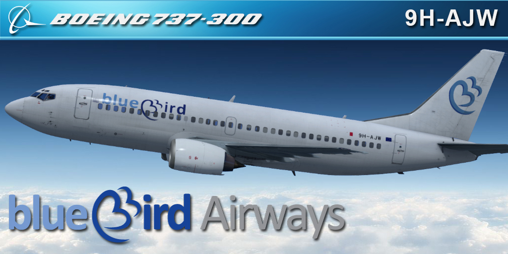CS 737-300 BLUEBIRD 9H-AJW