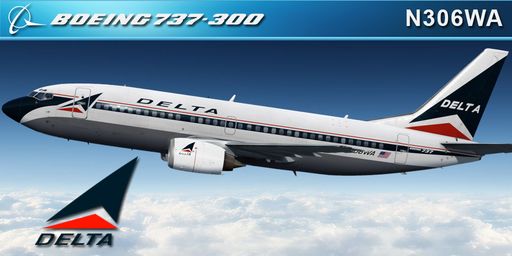 CS 737-300 DELTA AIRLINES N306WA