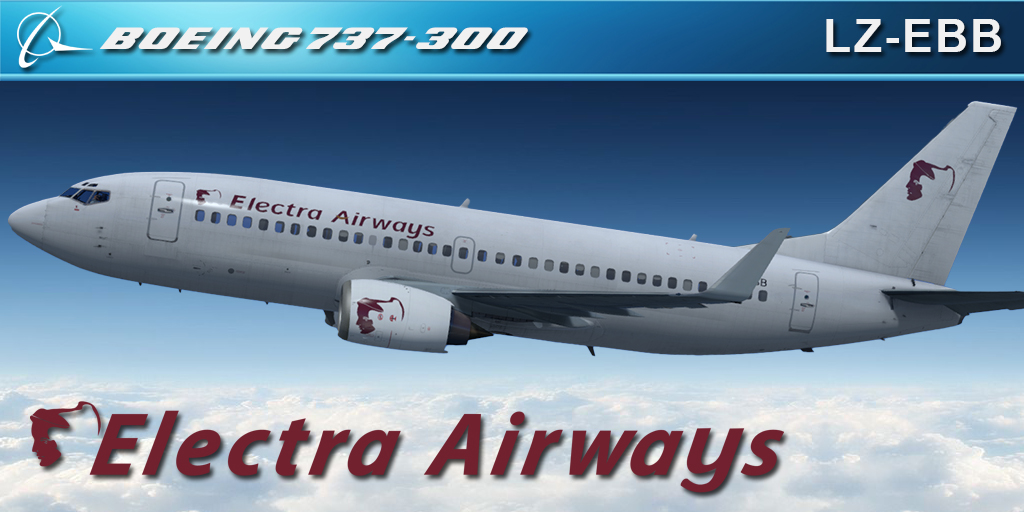 CS 737-300 ELECTRA AIRWAYS LZ-EBB