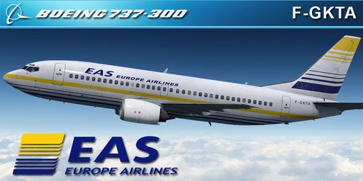 CS 737-300 EUROPE AIRLINES F-GKTA