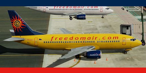 CS 737-300 Freedom Air ZK-SJC - Yellow