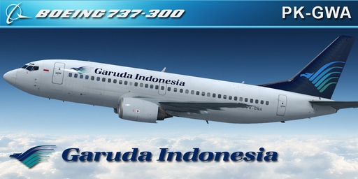 CS 737-300 GARUDA INDONESIA PK-GWA