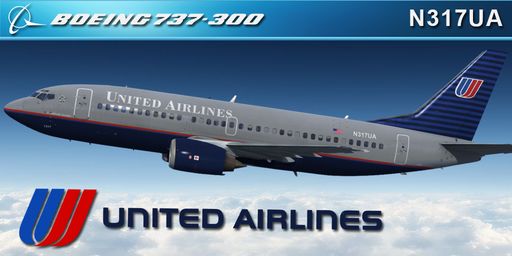 CS 737-300 UNITED N317UA