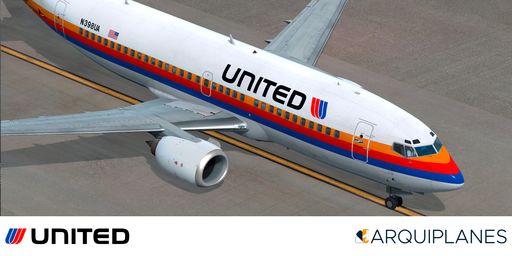 CS 737-300 United Airlines N398UA