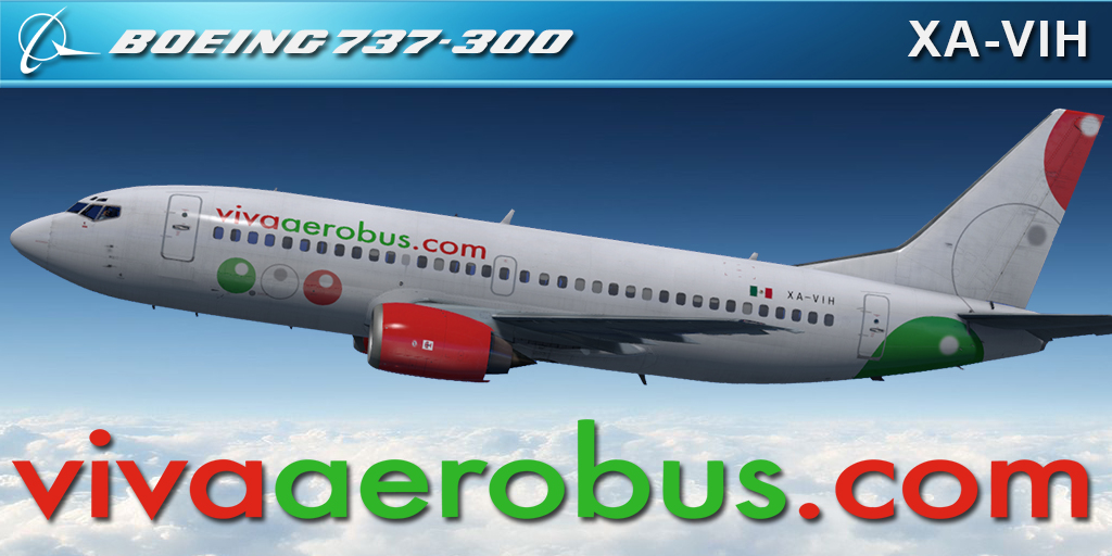 CS 737-300 VIVA AEROBUS XA-VIH