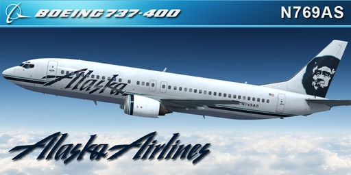 CS 737-400 ALASKA AIRLINES N769AS