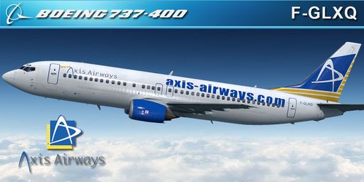 CS 737-400 AXIS AIRWAYS F-GLXQ