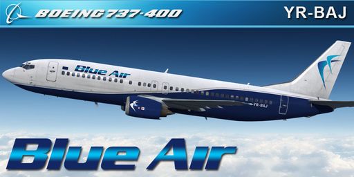 CS 737-400 BLUE AIR YR-BAJ