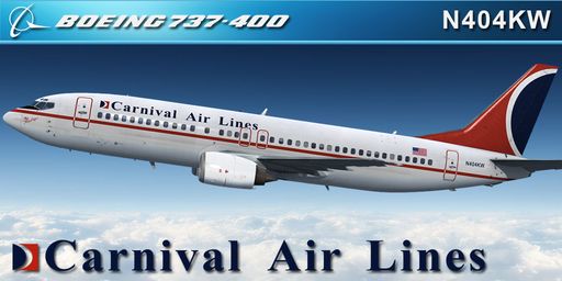 CS 737-400 CARNIVAL AIRLINES N404KW