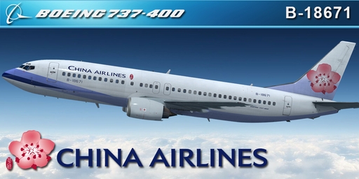 CS 737-400 CHINA AIRLINES B-18671