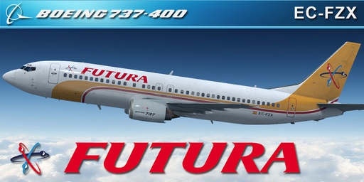 CS 737-400 FUTURA INTERNATIONAL AIRWAYS EC-FZX