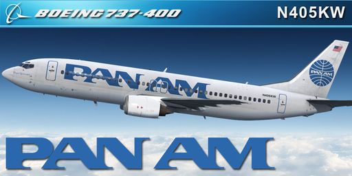 CS 737-400 PAN AMERICAN AIRWAYS N405KW