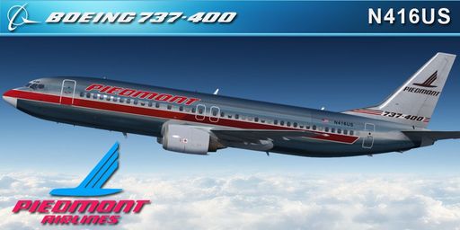 CS 737-400 PIEDMONT AIRLINES N416US