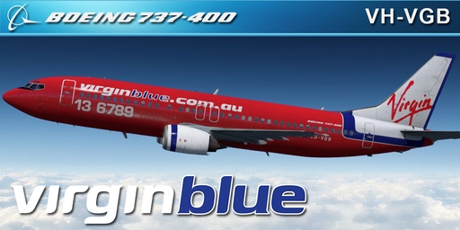 CS 737-400 VIRGIN BLUE VH-VGB