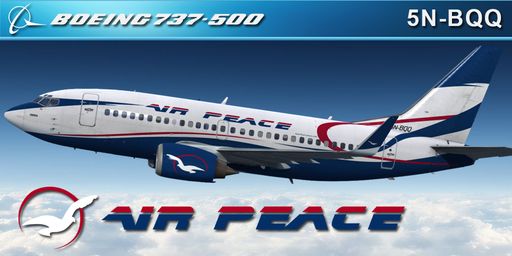 CS 737-500 AIR PEACE 5N-BQQ