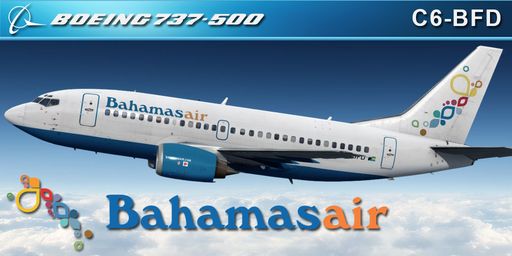 CS 737-500 BAHAMAS AIR C6-BFD