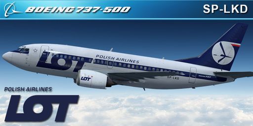 CS 737-500 LOT POLISH AIRLINES SP-LKD