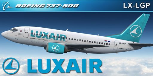 CS 737-500 LUXAIR LX-LGP