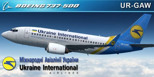 CS 737-500 UKRAINE INTERNATIONAL UR-GAW