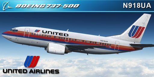 CS 737-500 UNITED AIRLINES N918UA