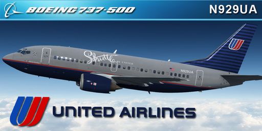 CS 737-500 UNITED AIRLINES N929UA