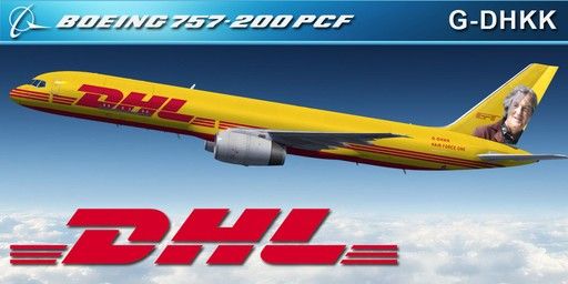 757-200PCF DHL 