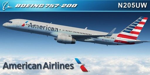 757-200 AMERICAN AIRLINES N205UW