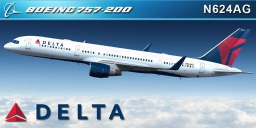 757-200 DELTA AIRLINES N624AG