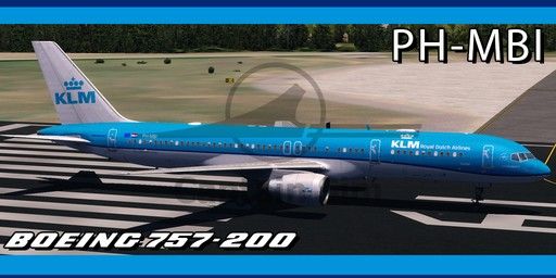 757-200 KLM FICTIONAL (2018|PH-MBI)
