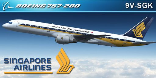 757-200 SINGAPORE AIRLINES 9V-SGK #2