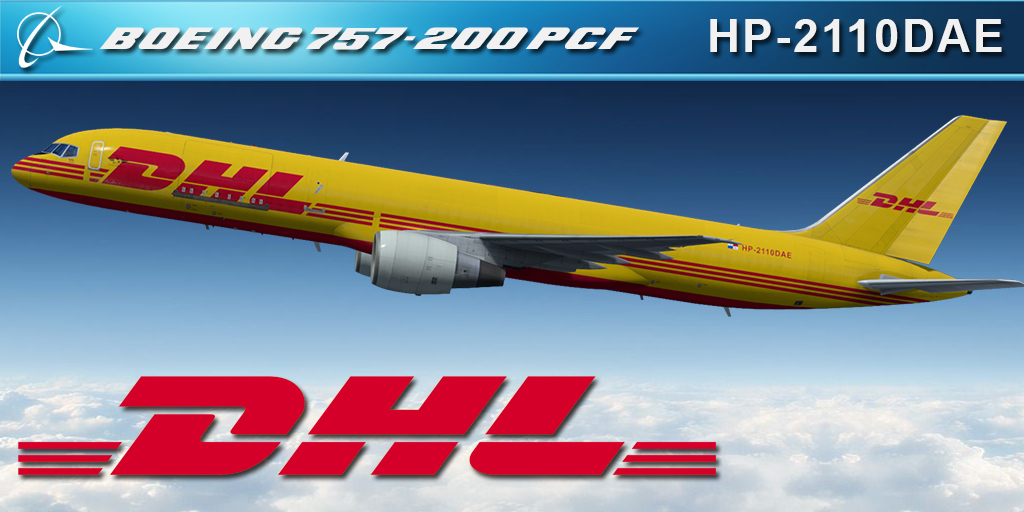 CS 757-200PCF DHL HP-2110DAE