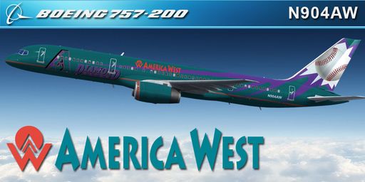 CS 757-200 AMERICA WEST N904AW 2