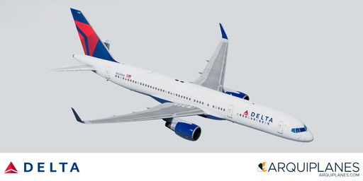 CS 757-200 Delta Airlines N555NW
