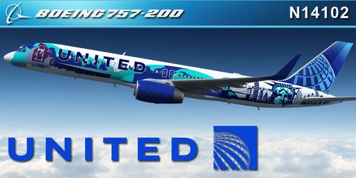 CS 757-200 UNITED AIRLINES N14102