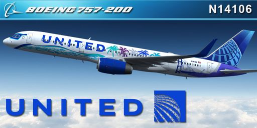 CS 757-200 UNITED AIRLINES N14106