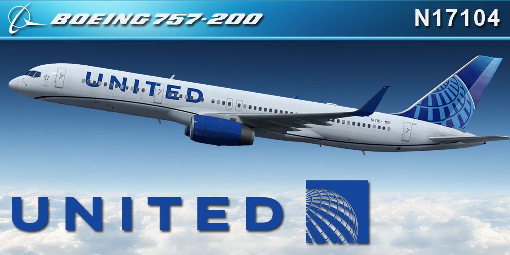 CS 757-200 UNITED AIRLINES N17104