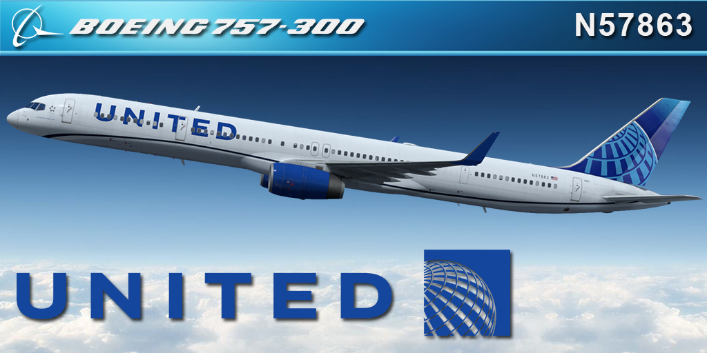CS 757-300 UNITED AIRLINES N57863