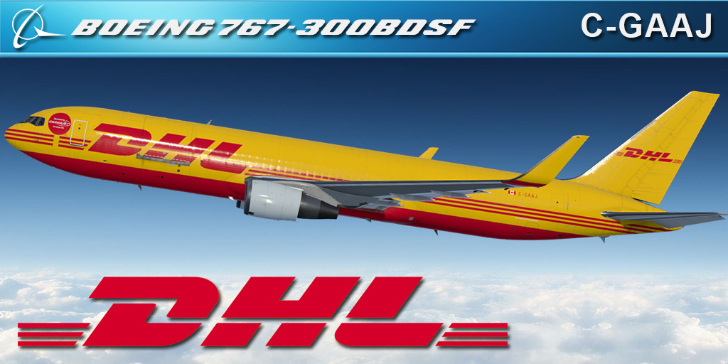 CS 767-300CF DHL C-GAAJ