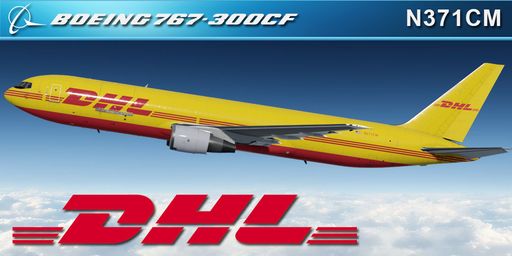 CS 767-300CF DHL N371CM