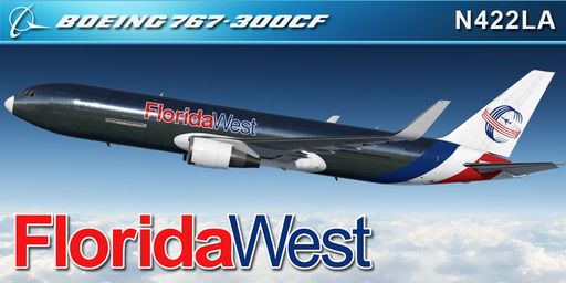 CS 767-300CF FLORIDA WEST N422LA