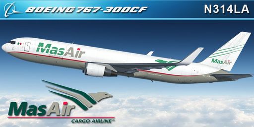 CS 767-300CF MAS AIR CARGO N314LA