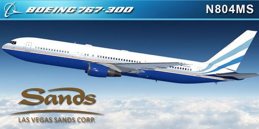 CS 767-300ER LAS VEGAS SANDS N804MS