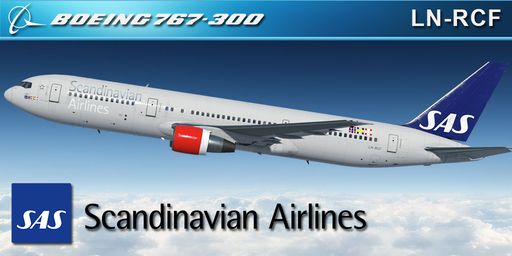 CS 767-300ER SCANDINAVIAN AIRLINES LN-RCF